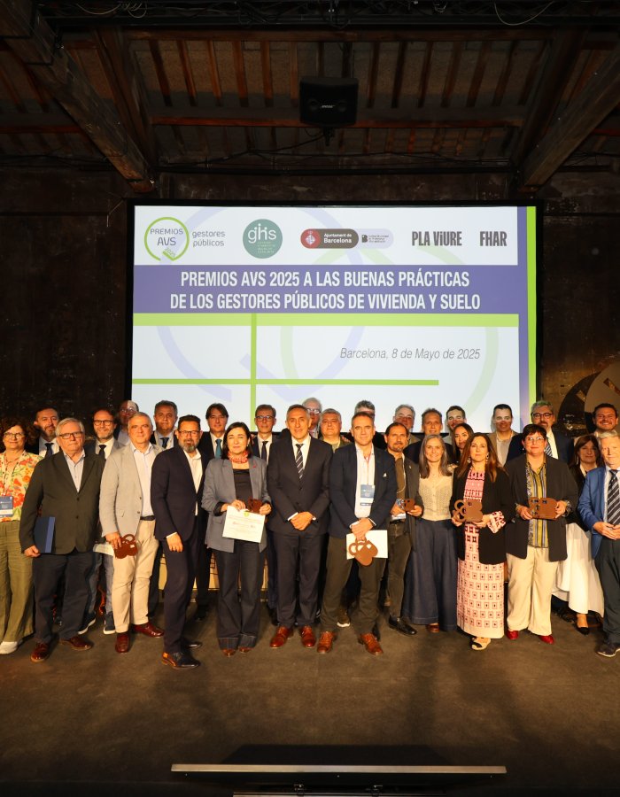 Foto de familia de los premiados