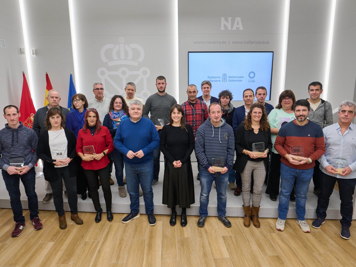 Foto de grupo de los galardonados